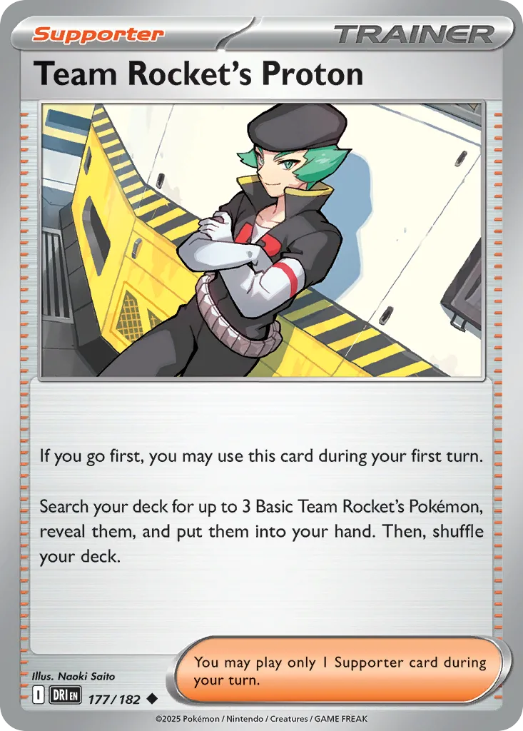 Team Rocket's Proton (Play Pokemon Stamp)