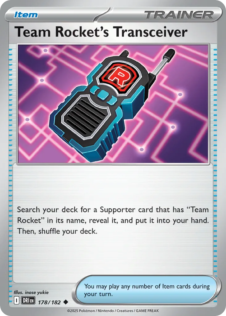 Team Rocket's Transceiver (Play Pokemon Stamp)