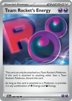 Team Rocket's Energy (Play Pokemon Stamp)