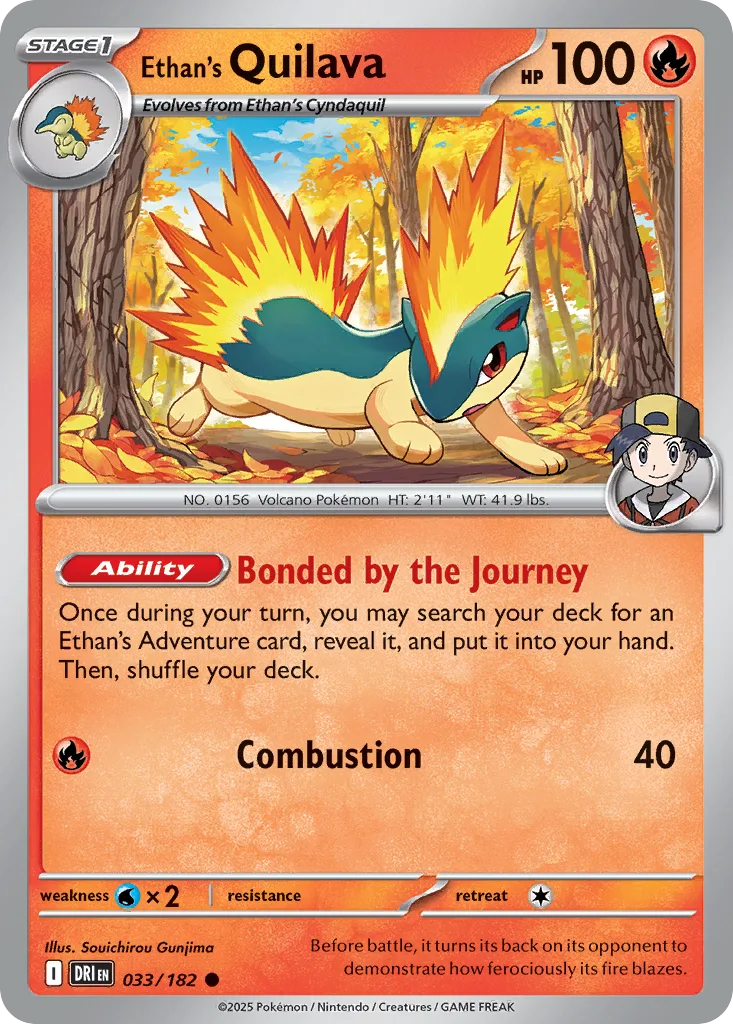 Ethan's Quilava (Play Pokemon Stamp)