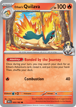 Ethan's Quilava (Play Pokemon Stamp)