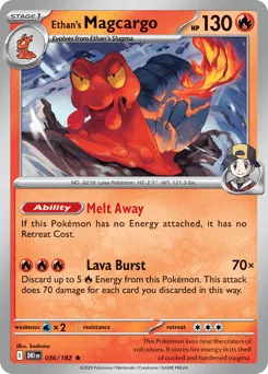 Ethan's Magcargo (Play Pokemon Stamp)