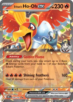 Ethan's Ho-Oh ex (Play Pokemon Stamp)