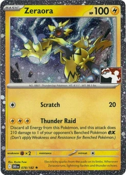 Zeraora (Play Pokemon Stamp, Cosmos Holo)