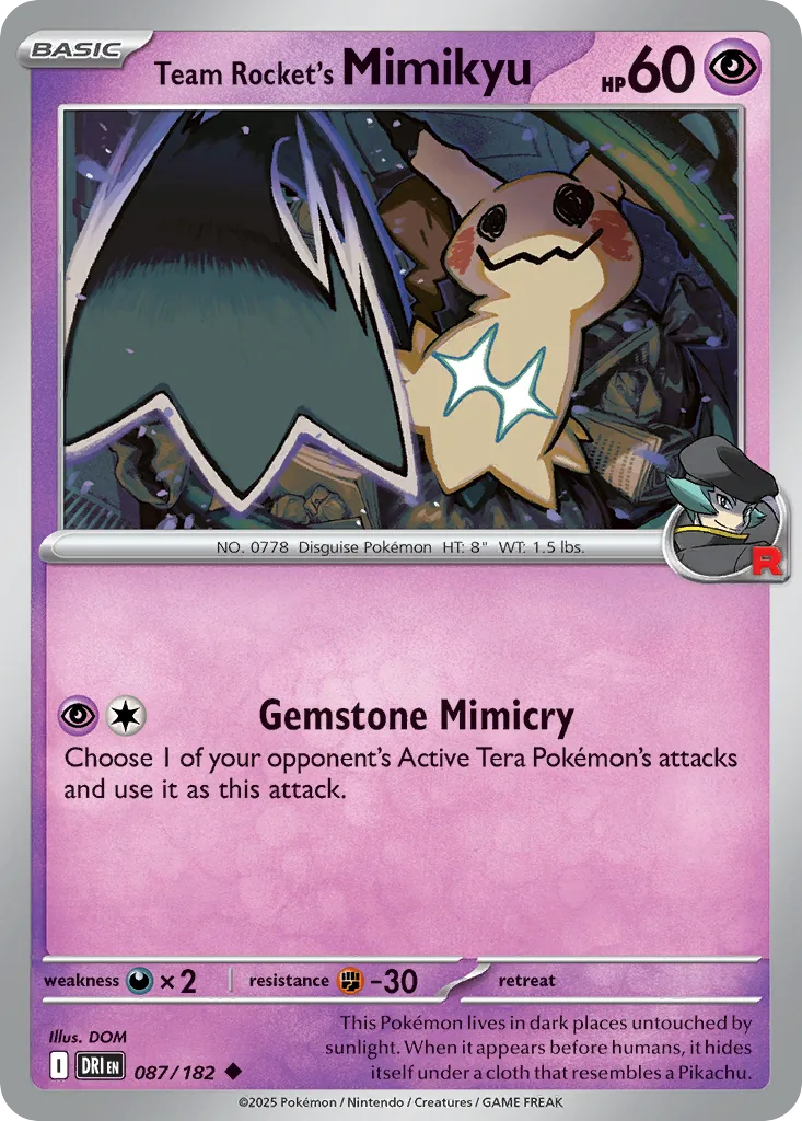 Team Rocket's Mimikyu (Staff Stamp)