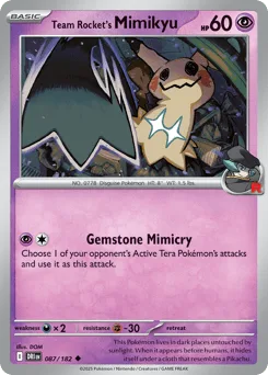 Team Rocket's Mimikyu (Staff Stamp)