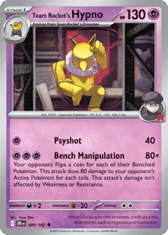 Team Rocket's Hypno