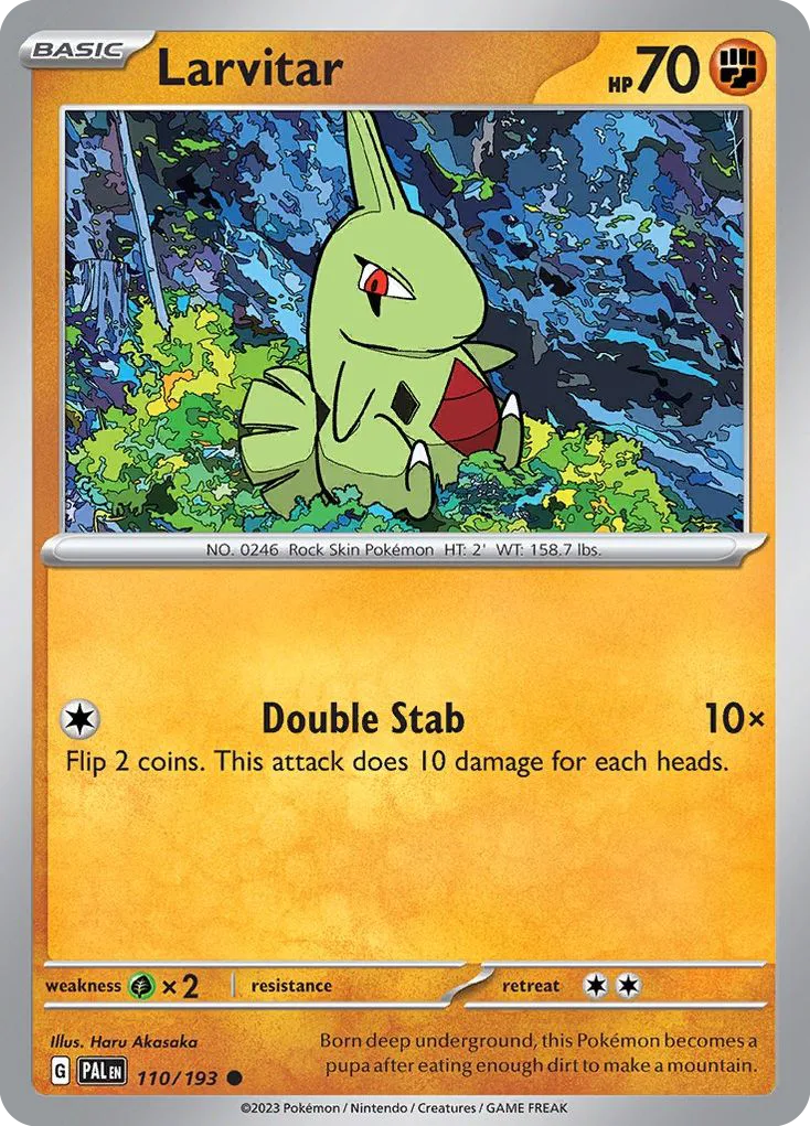 Larvitar (Cosmos Holofoil)