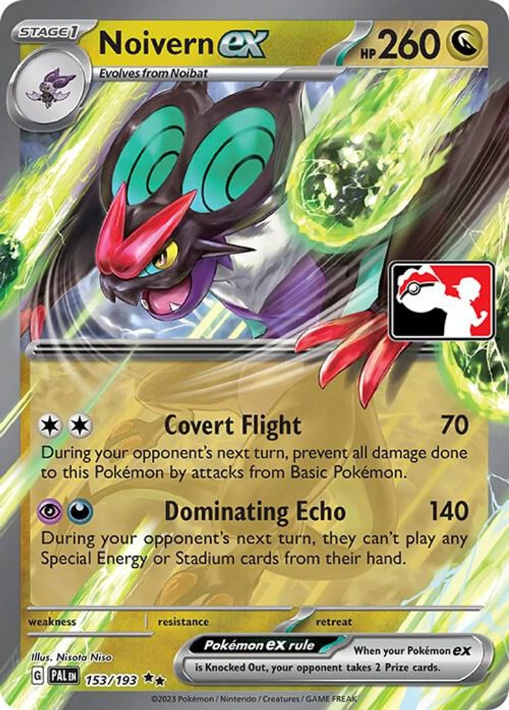 Noivern ex (Play Pokemon Stamp)