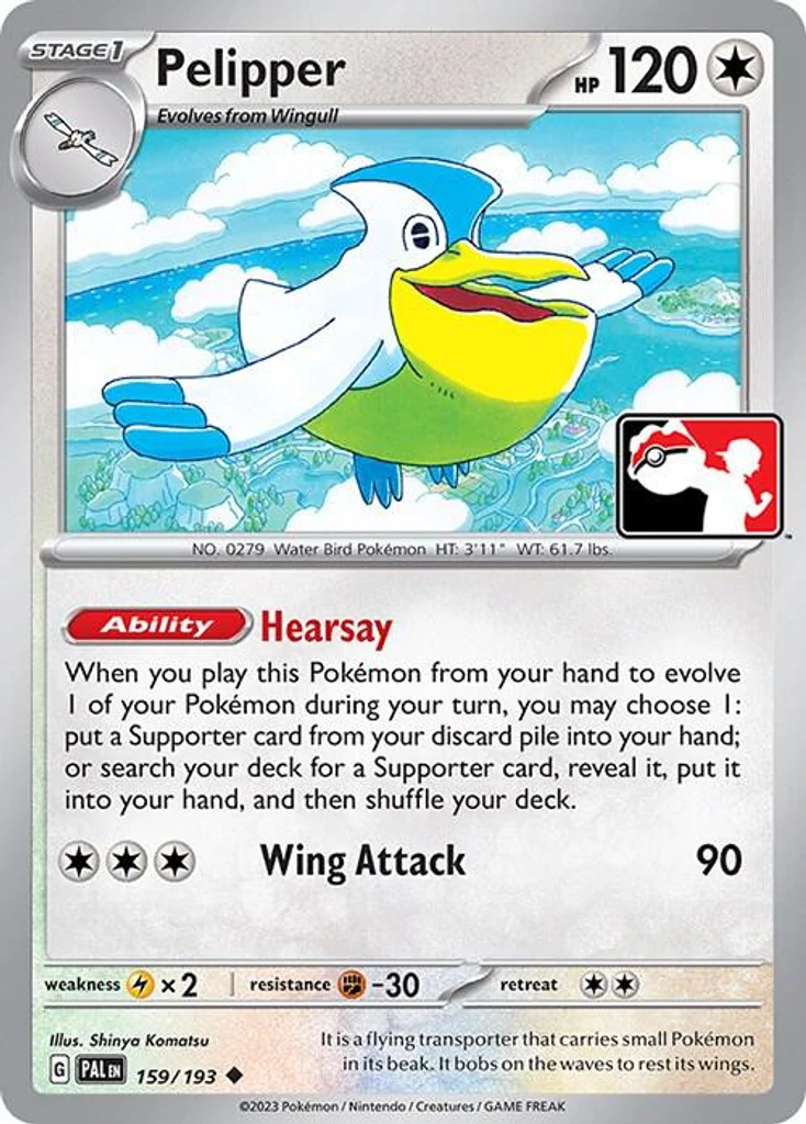 Pelipper (Play Pokemon Stamp)