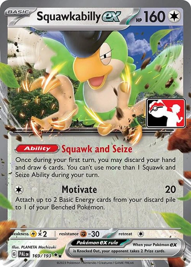 Squawkabilly ex (Play Pokemon Stamp)