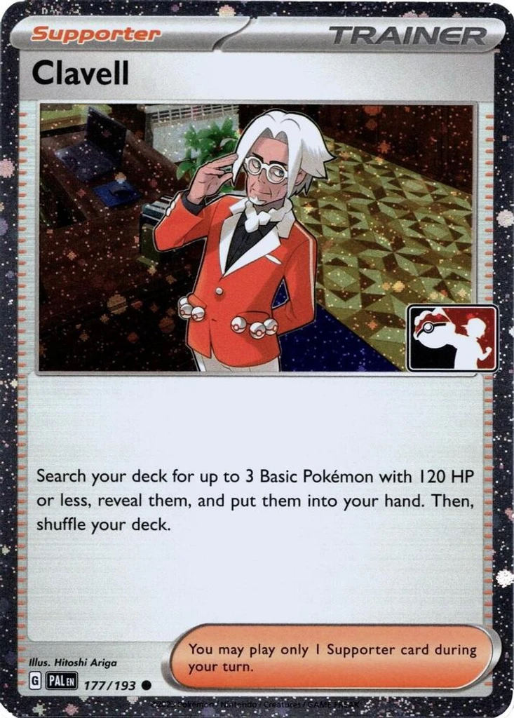 Clavell (Play Pokemon Stamp, Cosmos Holo)