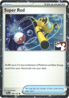 Super Rod (Play Pokemon Stamp, Cosmos Holo)