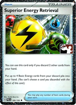 Superior Energy Retrieval (Play Pokemon Stamp, Cosmos Holo)
