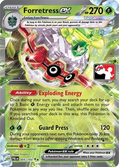 Forretress ex (Play Pokemon Stamp)