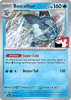 Baxcalibur (Play Pokemon Stamp)