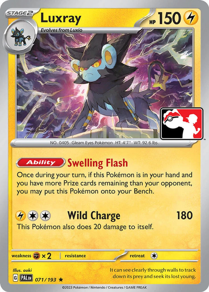 Luxray (Play Pokemon Stamp)