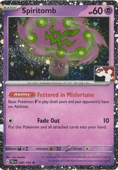 Spiritomb (Play Pokemon Stamp, Cosmos Holo)