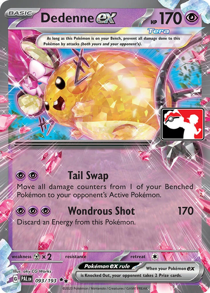 Dedenne ex (Play Pokemon Stamp)