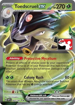 Toedscruel ex (Play Pokemon Stamp)