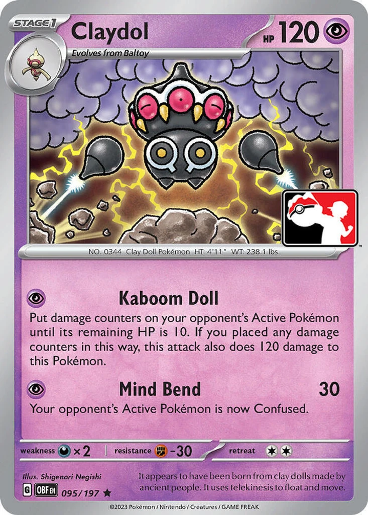 Claydol (Play Pokemon Stamp)
