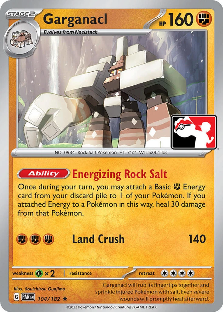 Garganacl (Play Pokemon Stamp)