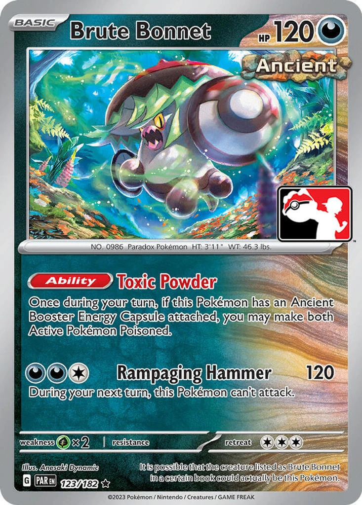 Brute Bonnet (Play Pokemon Stamp)