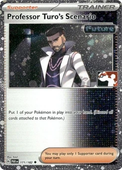 Professor Turo's Scenario (Play Pokemon Stamp, Cosmos Holo)
