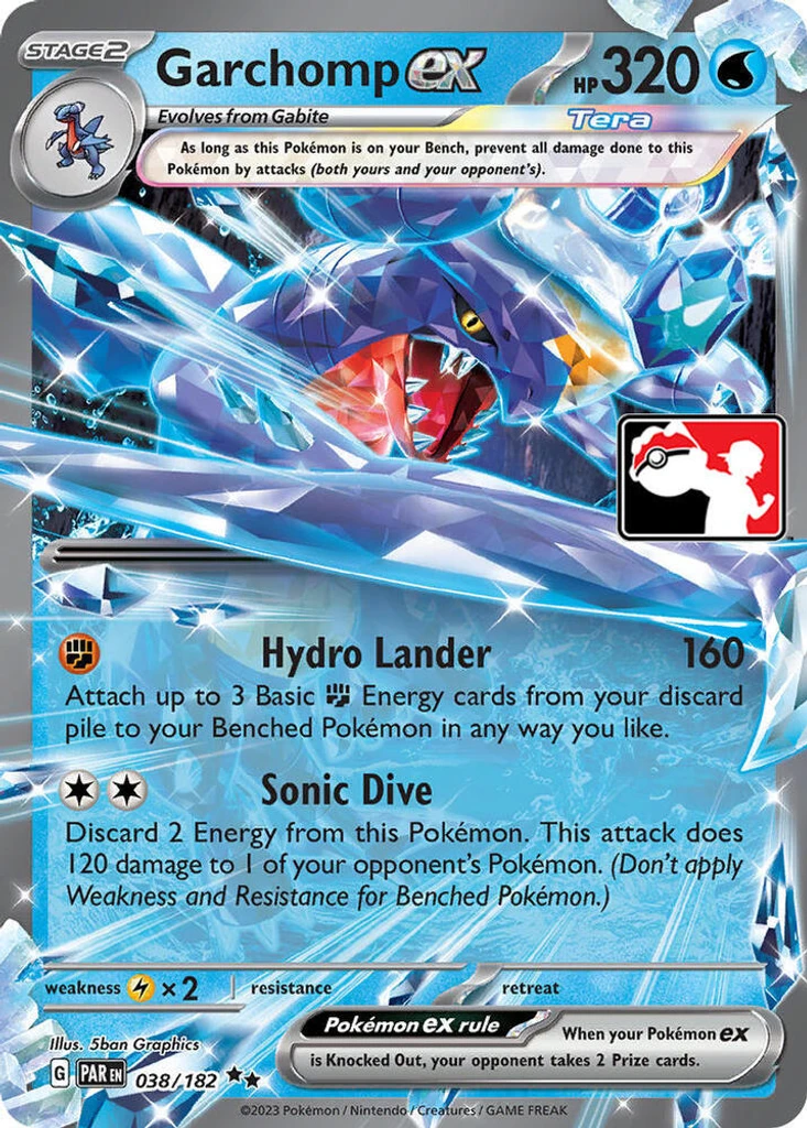 Garchomp ex (Play Pokemon Stamp)