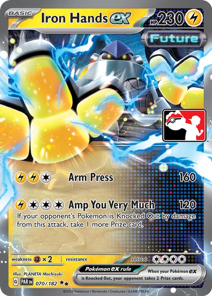 Iron Hands ex (Play Pokemon Stamp)