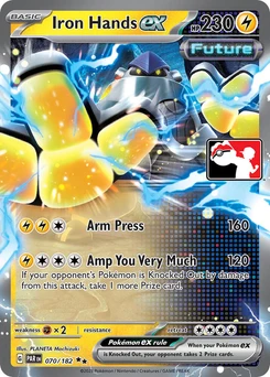 Iron Hands ex (Play Pokemon Stamp)
