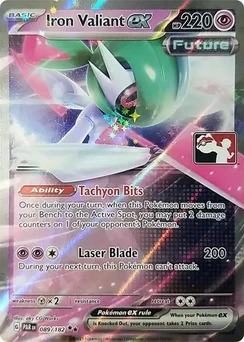 Iron Valiant ex (Play Pokemon Stamp)