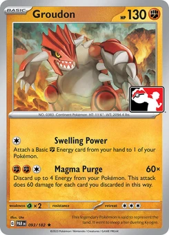 Groudon (Play Pokemon Stamp)