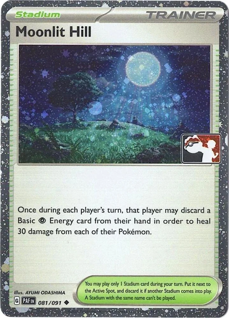 Moonlit Hill (Play Pokemon Stamp, Cosmos Holo)