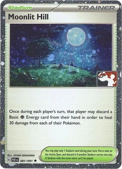 Moonlit Hill (Play Pokemon Stamp, Cosmos Holo)