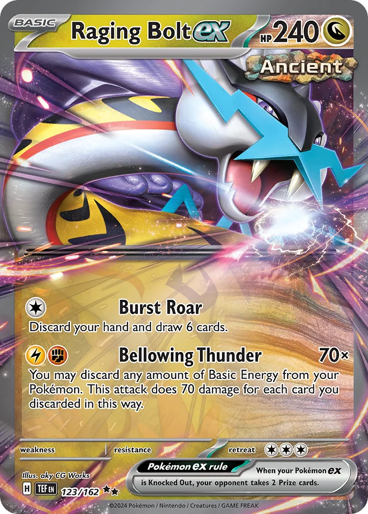 Raging Bolt ex (Play Pokemon Stamp)