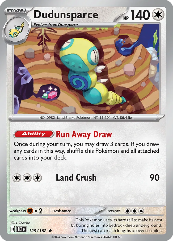 Dudunsparce (Play Pokemon Stamp)
