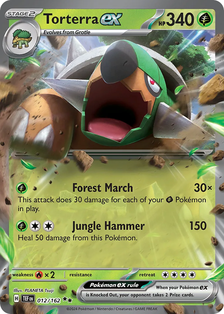 Torterra ex (Play Pokemon Stamp)