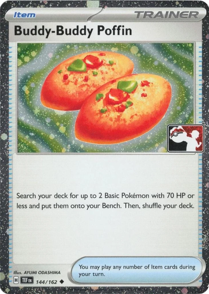 Buddy-Buddy Poffin (Play Pokemon Stamp, Cosmos Holo)