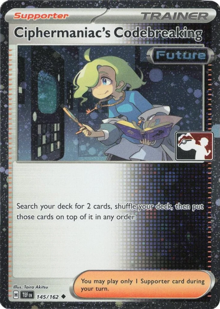 Ciphermaniac's Codebreaking (Play Pokemon Stamp, Cosmos Holo)