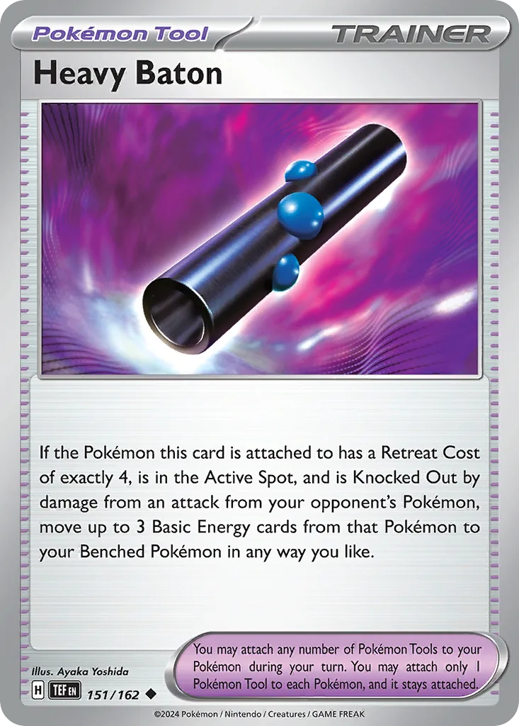 Heavy Baton (Play Pokemon Stamp)