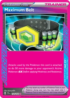 Maximum Belt (Play Pokemon Stamp)