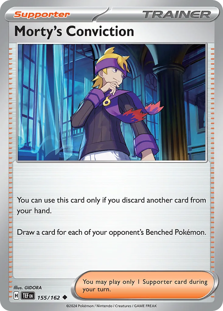 Morty's Conviction (Play Pokemon Stamp)
