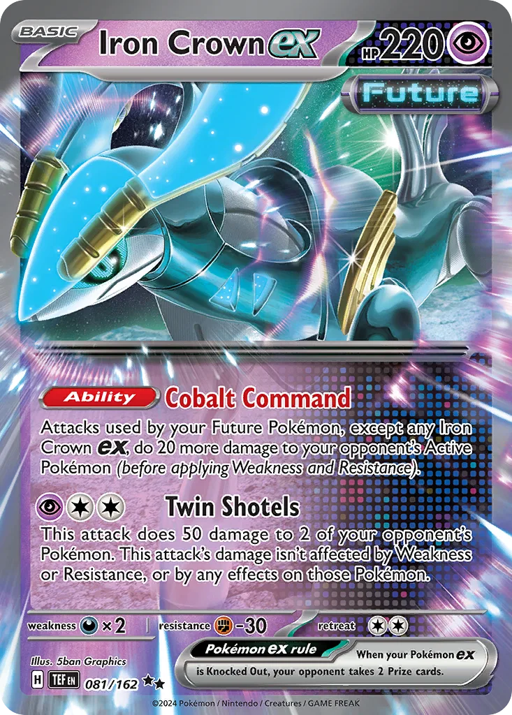 Iron Crown ex (Play Pokemon Stamp)