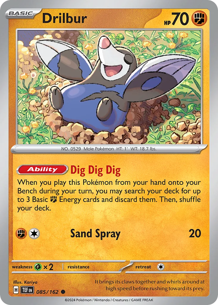 Drilbur (Play Pokemon Stamp)