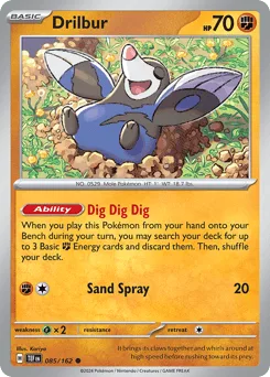 Drilbur (Play Pokemon Stamp)