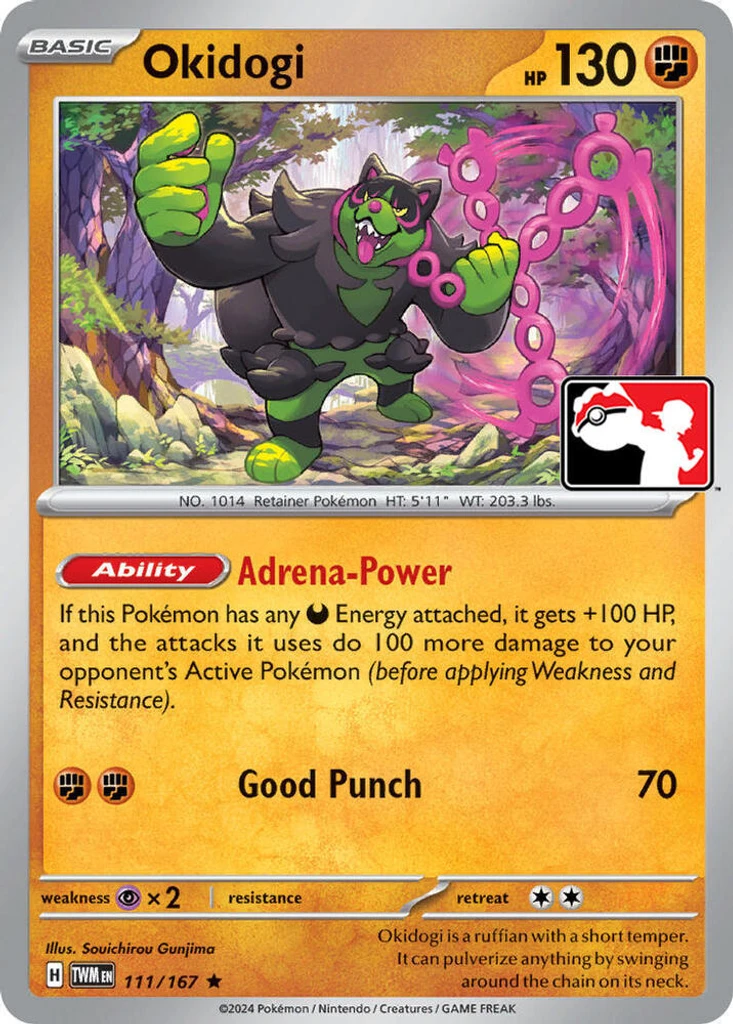 Okidogi (Play Pokemon Stamp)