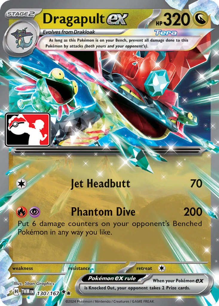 Dragapult ex (Play Pokemon Stamp)