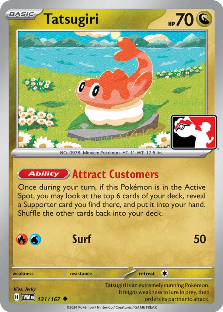 Tatsugiri (Play Pokemon Stamp)