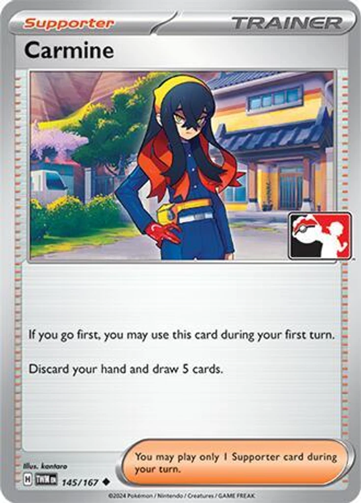 Carmine (Play Pokemon Stamp)